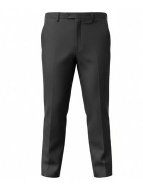 JB Britches Torino Men 35R Brown Worsted Wool Dress Pants Flat Front Italy